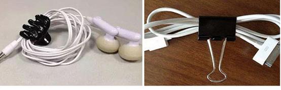 数据线耳机线太多怎么办,这样就再也不用担心耳机线打结啦