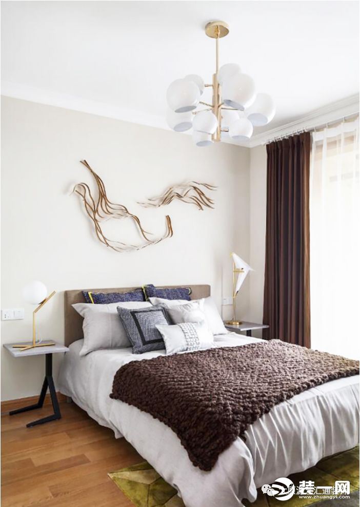 太原太化蓝月湾138平米现代港式风三居室装修案例