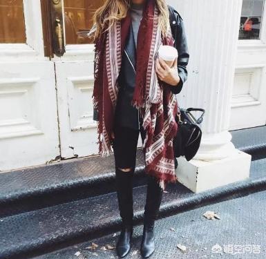 围巾怎样系上档次,男式围巾系法大全