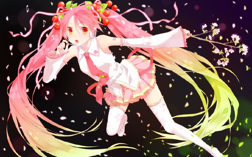 樱花初音可爱萌图,好看的樱花初音照片