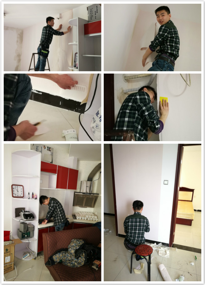 贴壁纸不会有气泡的方法,冬季贴壁布天热鼓包吗