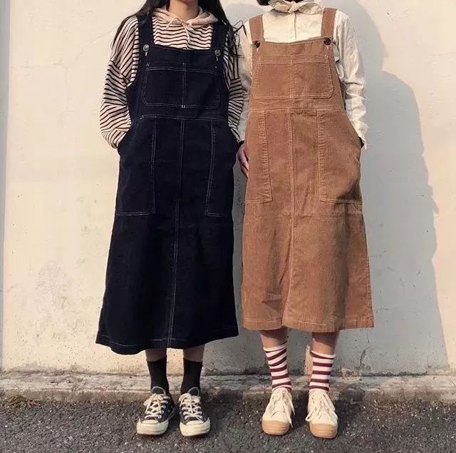 减龄背带裙冬天,200斤夏季背带裙大码胖mm显瘦遮肉