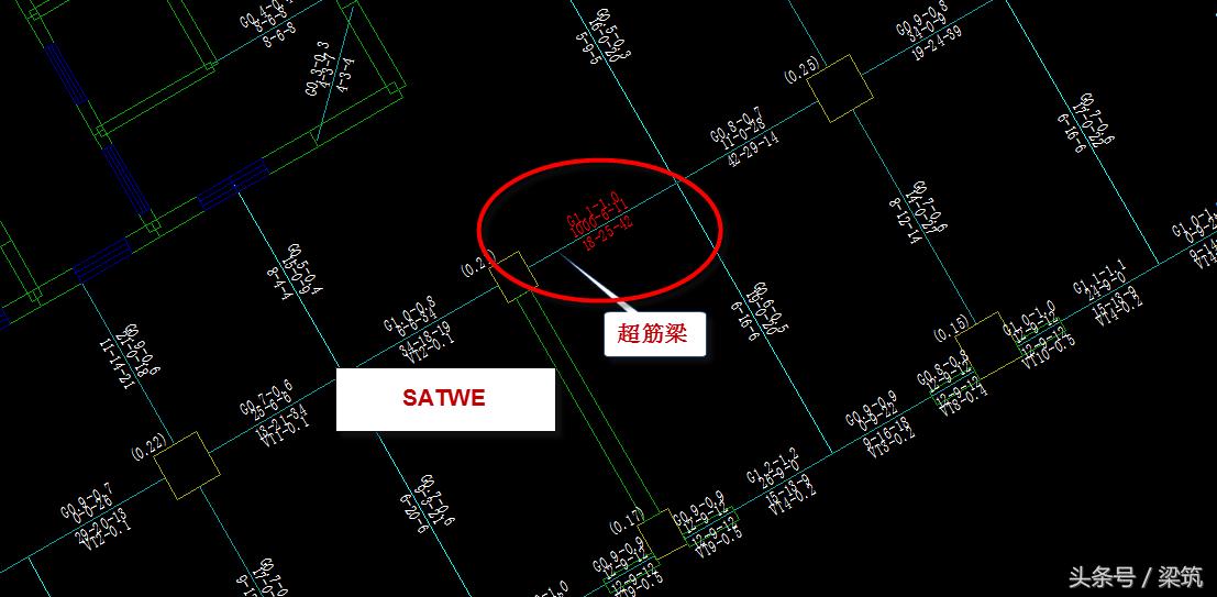 pkpm梁配筋图怎么全显示出来,pkpm梁板式筏板基础配筋