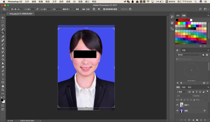 photoshop教程怎么制作证件照,photoshopcs6证件照抠人像毛发