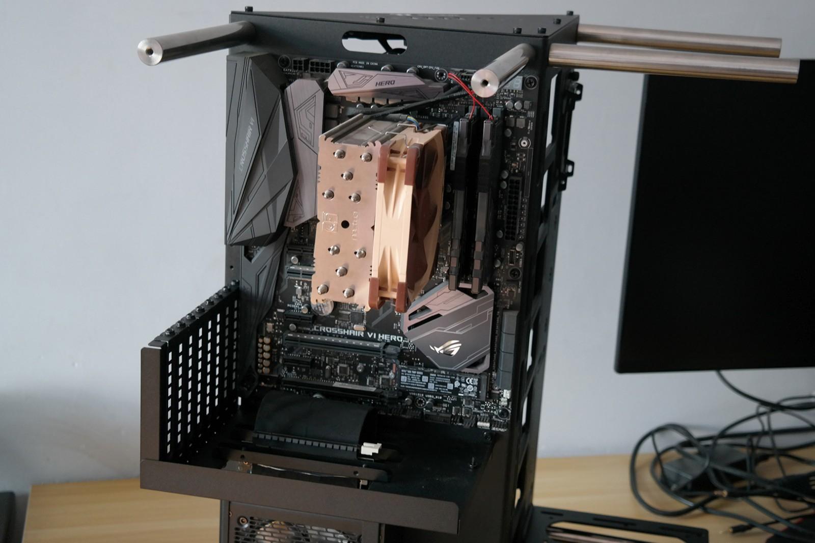 水冷散热电脑装机全过程,tt水冷装机