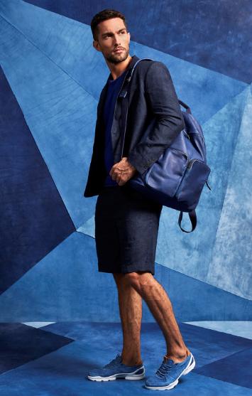 ecco潮流拼色,ecco蓝色皮