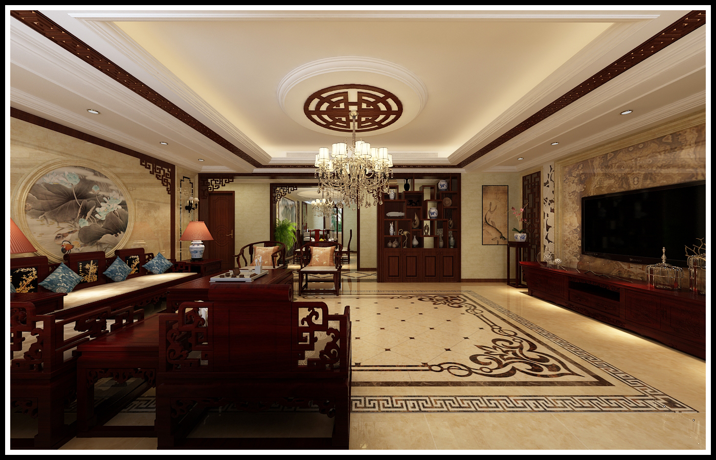 桓台紫悦城别墅装修案例,悦府轻奢装修效果图大全