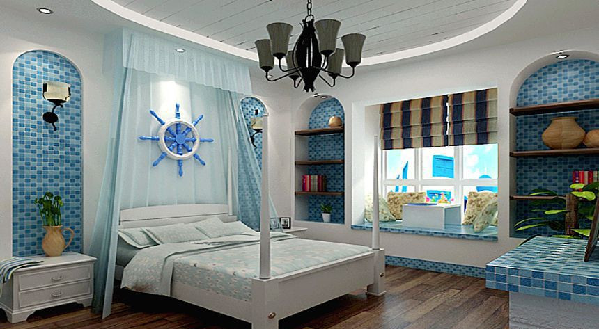 小户型地中海风格装修效果图大全,40平方地中海装修效果图大全