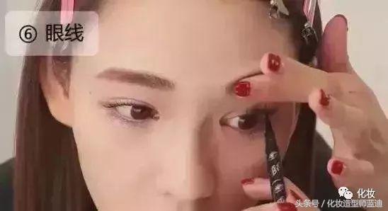 新手淡妆化妆教程防水持久眼线笔,内双单眼皮新手化妆入门教程淡妆