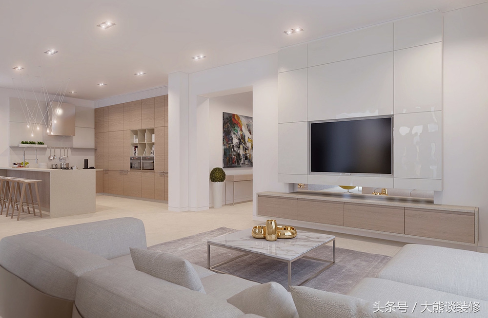 原木色木门搭配白色踢脚线,白色的墙木门颜色搭配效果图