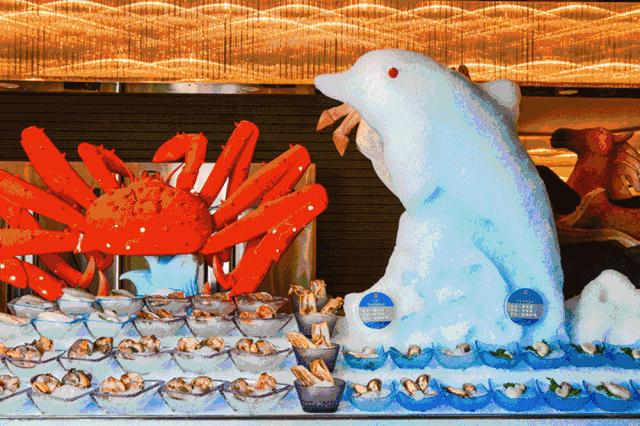 天津高档海鲜自助波龙帝王蟹,海鲜自助天津帝王蟹