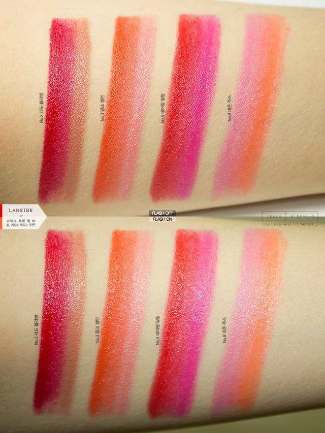 兰芝双色哑光唇膏,韩国美妆博主lee