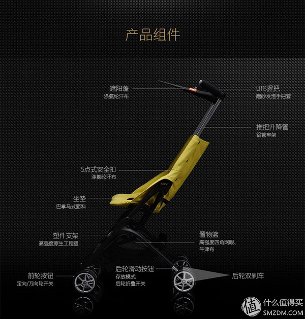 短小精悍!好孩子口袋车(D668)婴儿推车使用体验