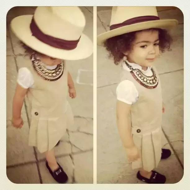 你5岁还在吃土，她已经坐拥半个时尚圈