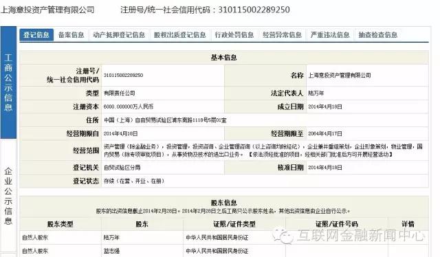 意投财富项目逾期暂停网上业务国资身份被质疑