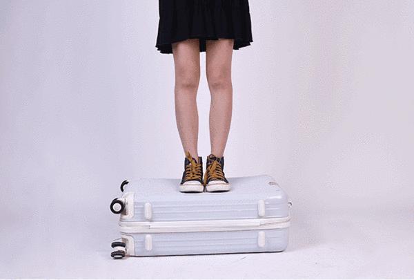 我的行李箱,装得下世界装得了bi