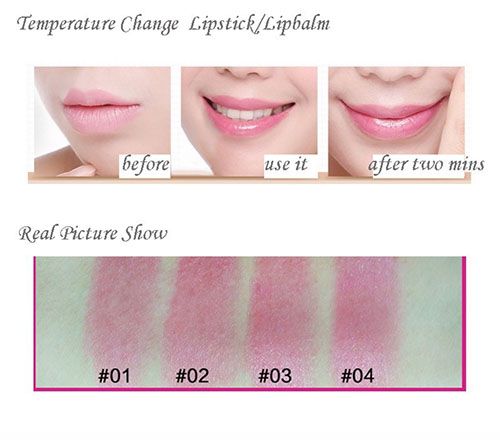 花果冻变色唇膏,泰国草莓味变色唇膏