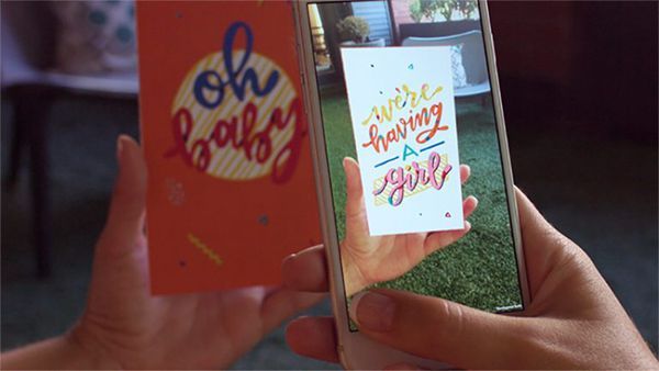 当贺卡遇上AR,好担心家里的海报也会动!
