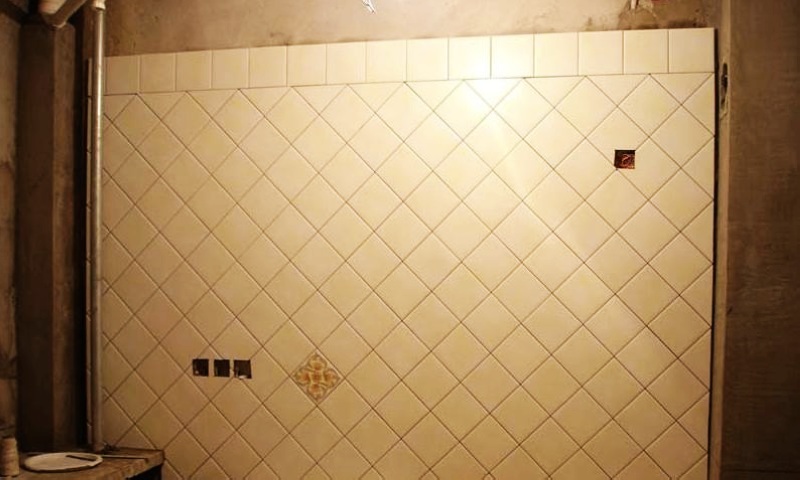 砖砌橱柜不做柜门怎么做才美观,砖砌橱柜如何免拉手