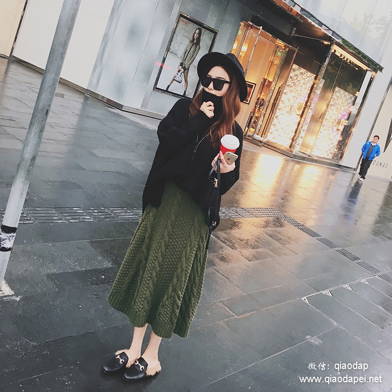 法式轻奢冬季长裙,浪漫风长裙