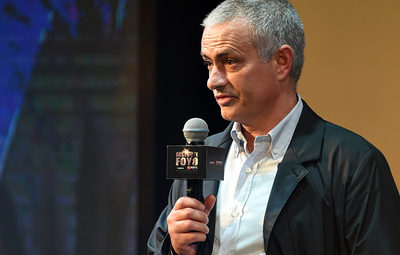 穆里尼奥携手门德斯,穆里尼奥曼联发布会