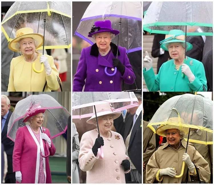 英国女王御用雨伞,英国女王的彩虹伞