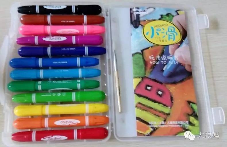 卡乐优水洗蜡笔,卡乐优彩泥测评