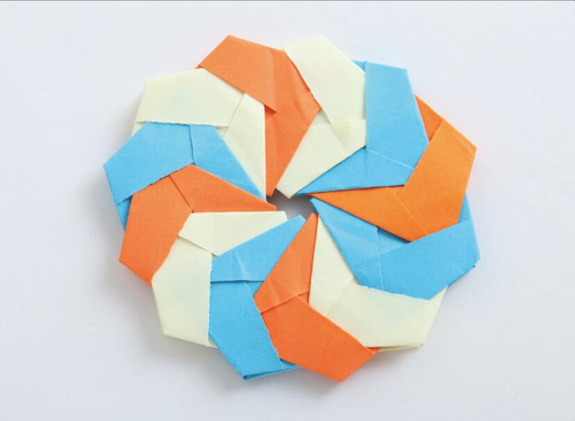 手工杯垫折纸,折纸自制杯垫