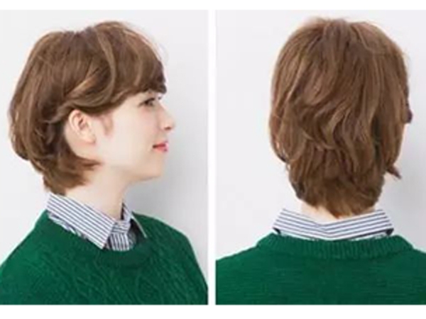 穿汉服中短发扎丸子头怎么扎好看,显年轻的发型扎法半扎短发