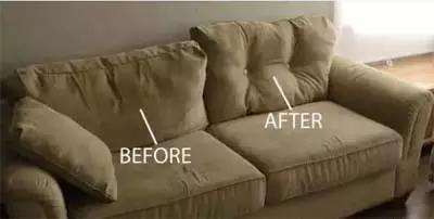 沙发靠枕塌了怎么变饱满,沙发靠枕倒下来怎么办