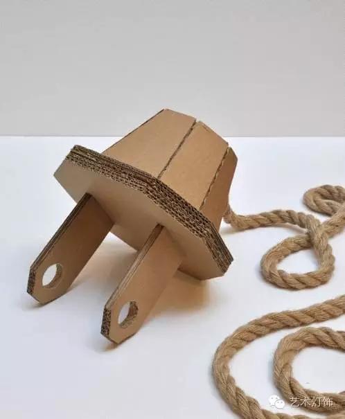 瓦楞纸灯饰手工教程,瓦楞纸灯饰包装