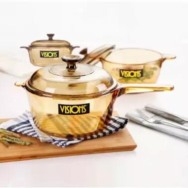 硼硅玻璃锅炒菜,晶彩玻璃锅