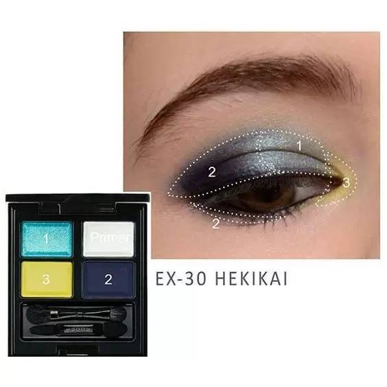 也不是非画不可，知道suqqu像银河系一样美就够了