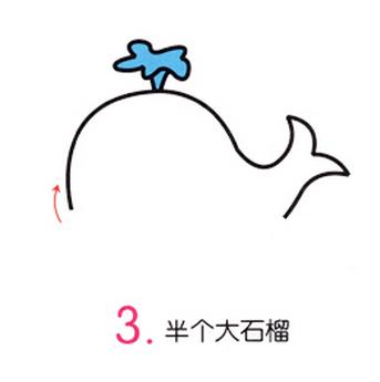 可爱的小鲸鱼简笔画图片大全,梦幻大鲸鱼简笔画怎么画