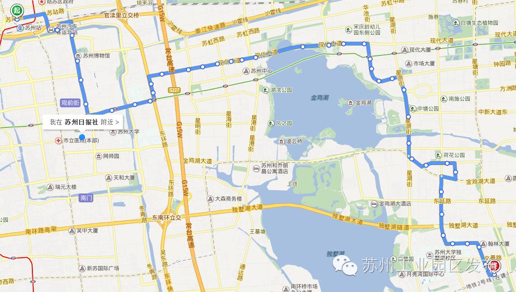 园区公交新增线路,园区公交线路图