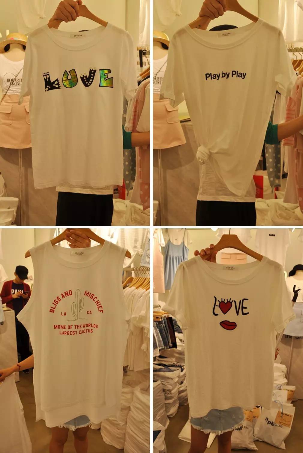 档口精选|盛夏来东大门“theshe”档口批点T恤和短裤吧！