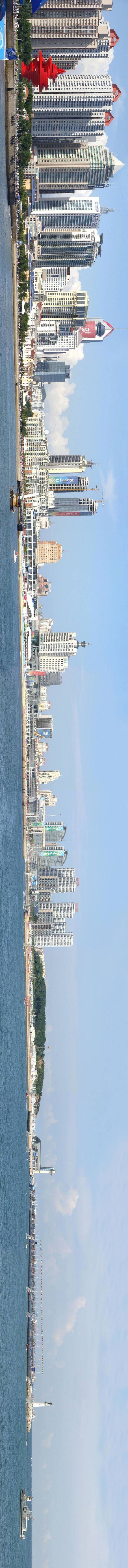 青岛胶州湾大桥全景照片,青岛中山公园全景照片