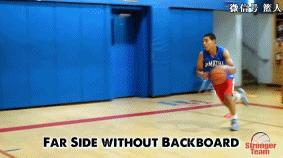 篮球传球投篮上篮组合练习小学生,击地传球上篮练习