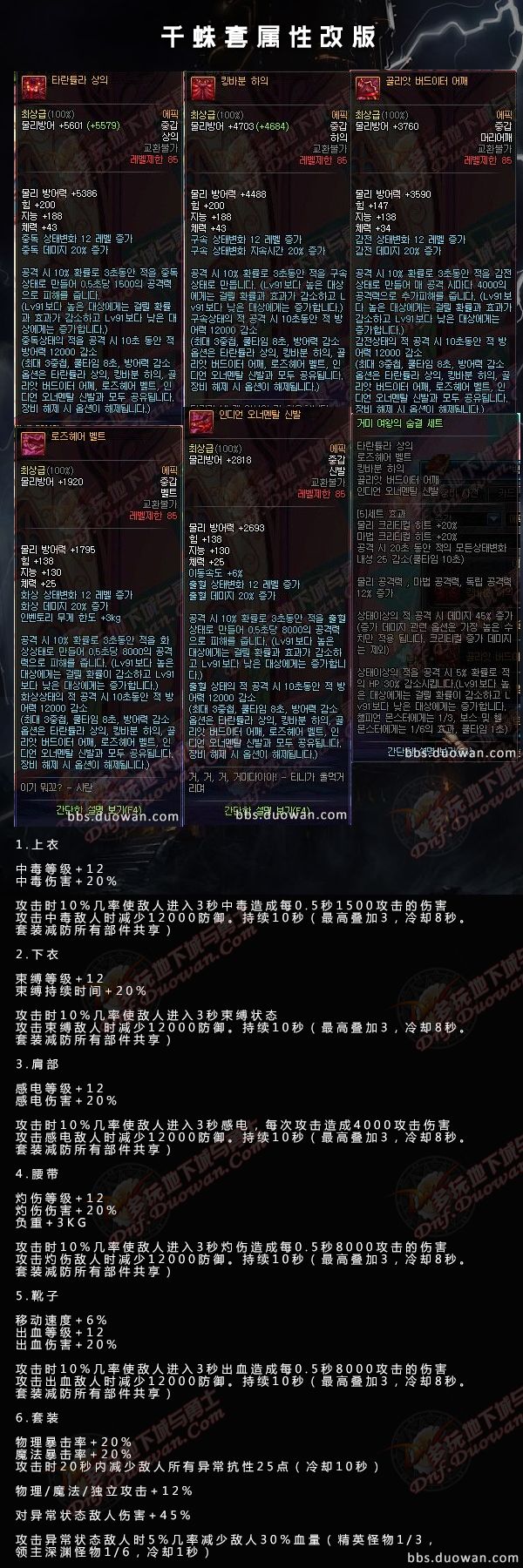 韩服dnf史诗装备材料转换,dnf韩服史诗套