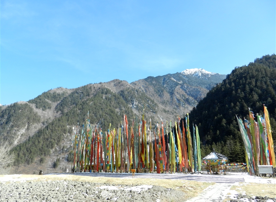 冬日里的九寨沟,冬日的九寨沟