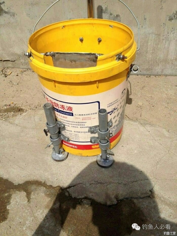 拖把桶改装钓箱,拖把桶改钓箱