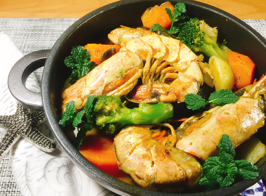 咖喱阿根廷红虾教程,咖喱阿根廷红虾做法