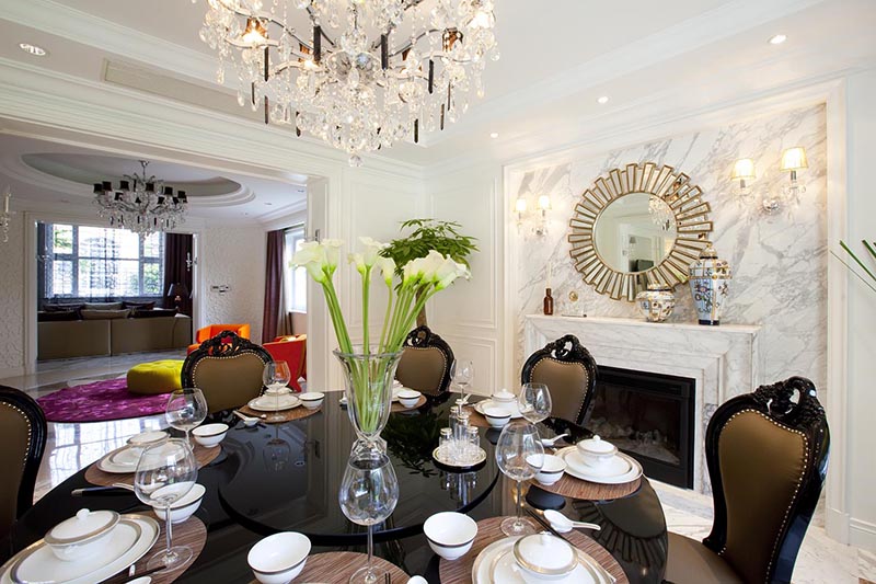 法式简欧效果图大全,最漂亮简欧实景图