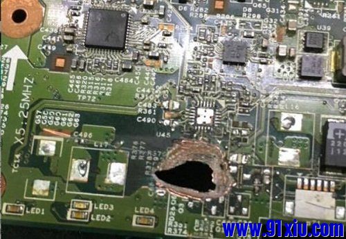 联想b490电源短路维修思路,联想b570e输入短路维修