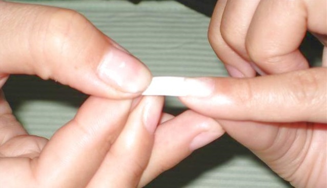 简单法式甲短甲,斜法式甲教程全部过程