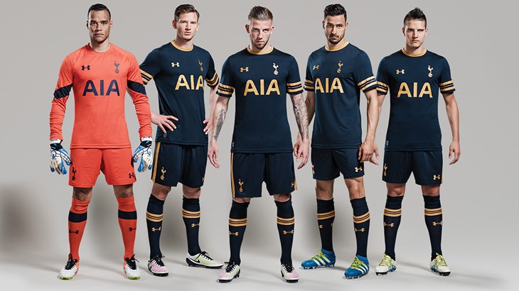 热刺19-20赛季球衣,热刺22-23第二客场球衣