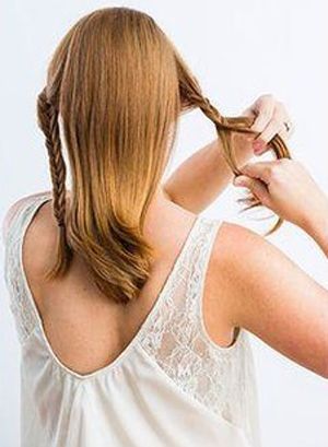 齐肩短直发盘发,气质款卷发盘发