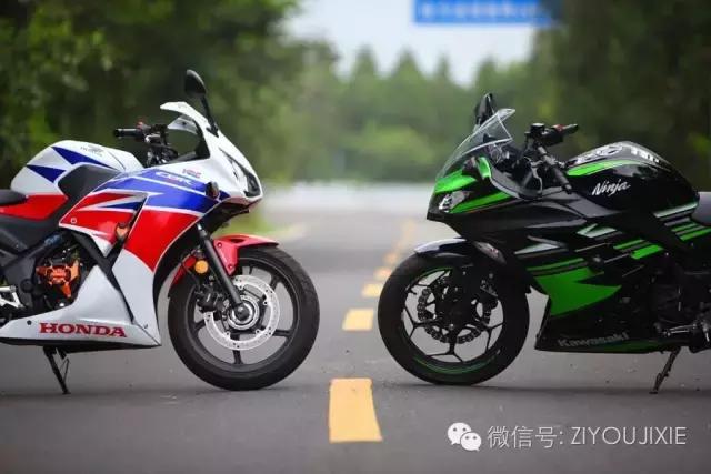 2017款ninja250和18款,ninja250排气四缸对比r6