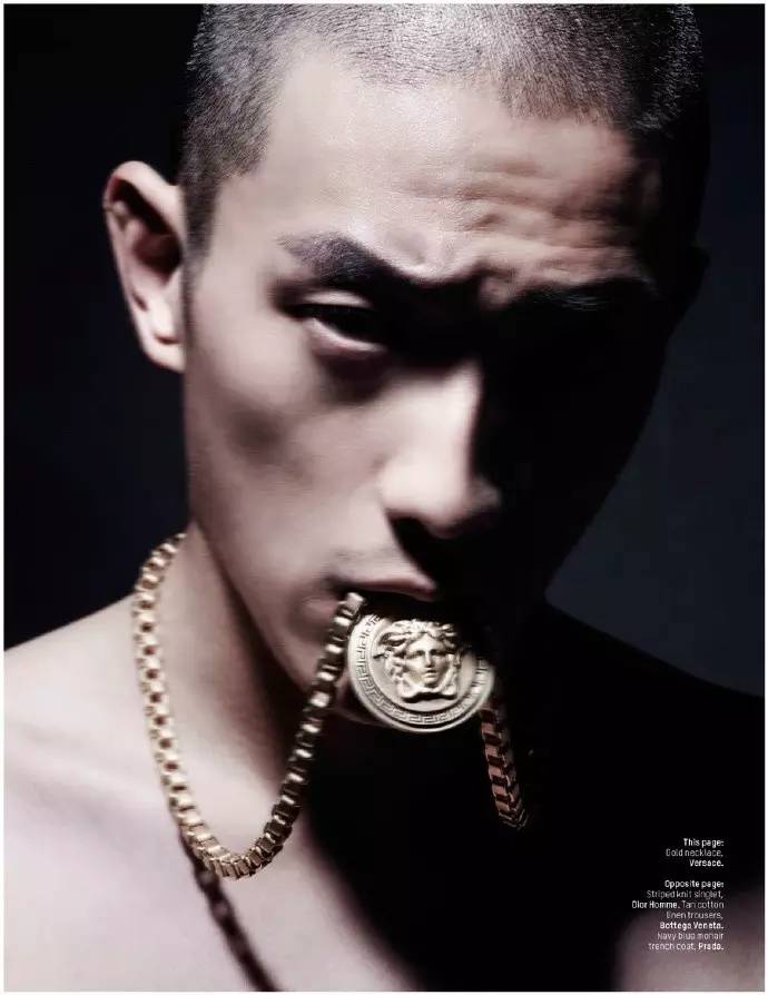 痞帅纹身寸头,寸头纹身潮男图片