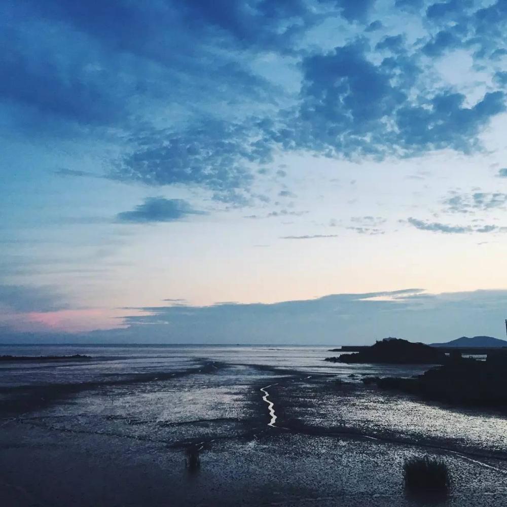 中国日落绝美小渔村,五一旅游小渔村日落